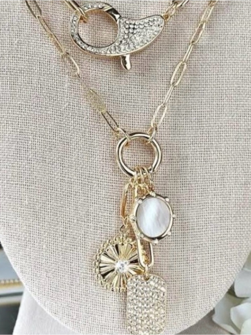 Park Lane “ASPEN” Stunning 3-Layer Gold Necklace